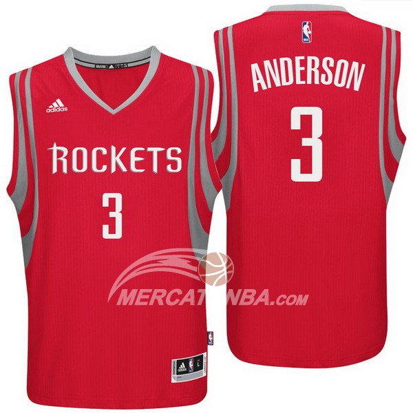 Maglia NBA Anderson Houston Rockets Rojo